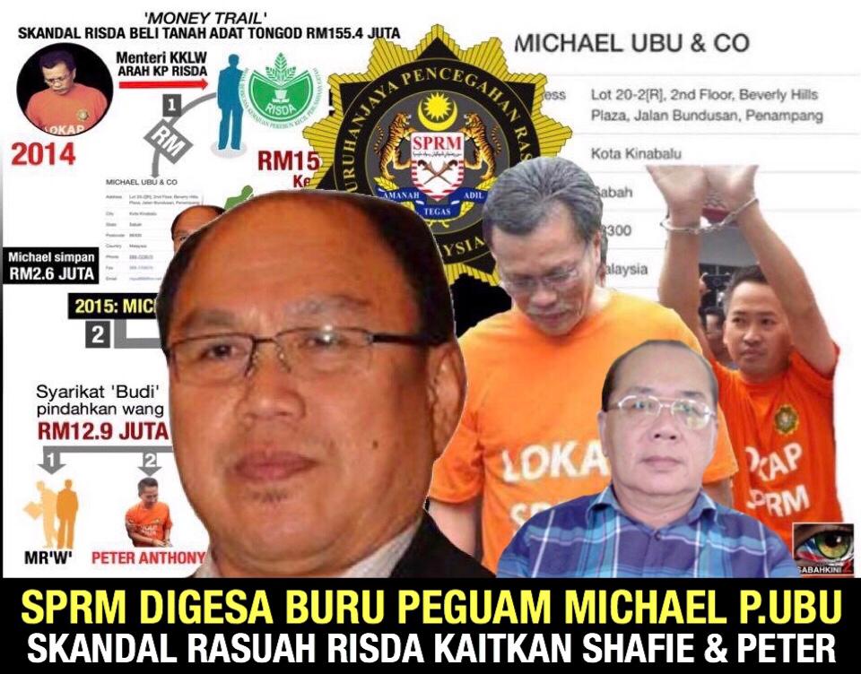 SPRM digesa buru Peguam Michael Ubu skandal tanah Risda libatkan Peter Anthony
