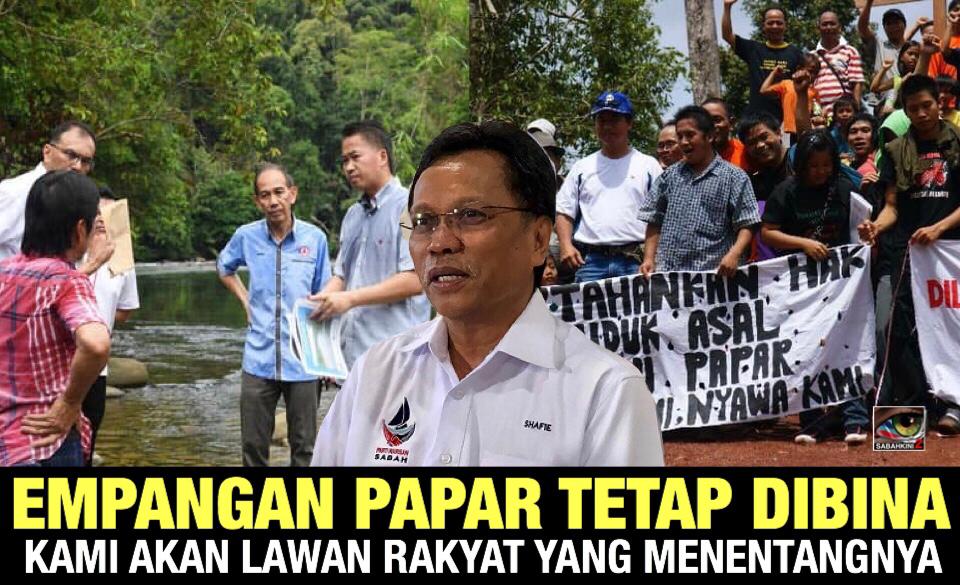 Empangan Papar tetap dibina ,Kerajaan Warisan lawan rakyat yang menentangnya