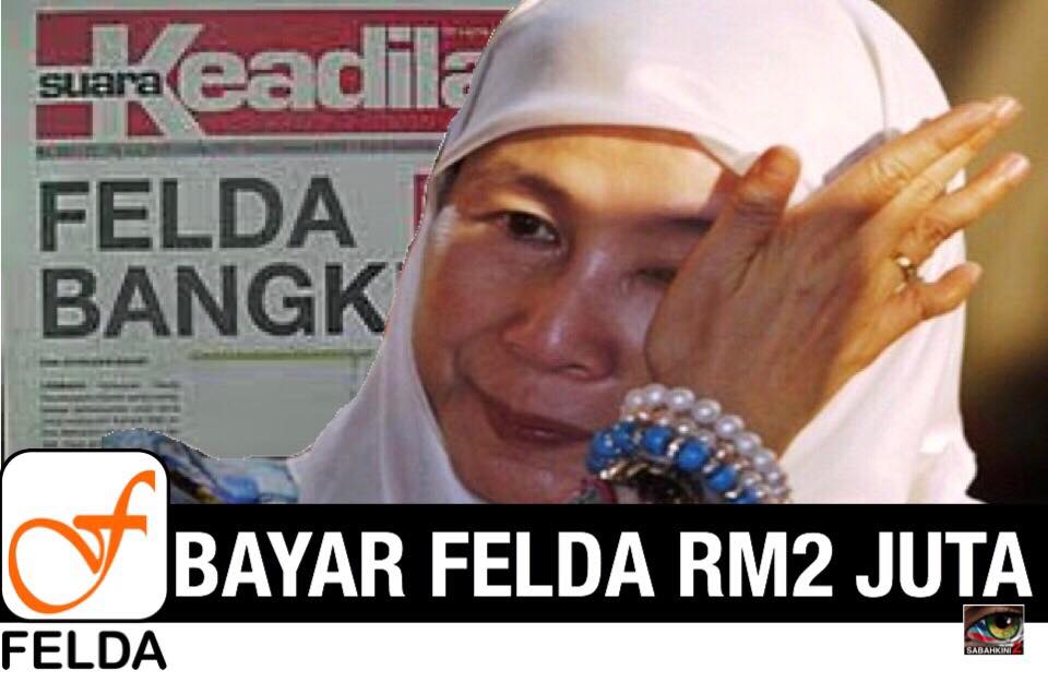 Anwar dibayar hampir RM1 Juta Wan Azizah membayar RM 2 juta kepada FELDA