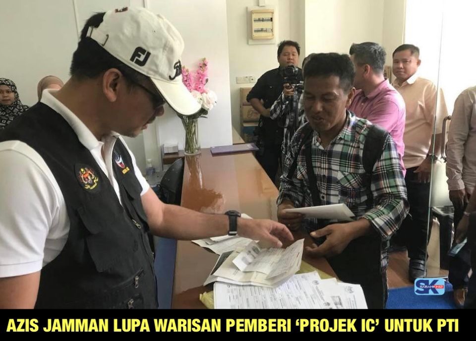 Azis Jamman lupa Warisan pemberi 'Projek IC' kepada PTI di Sabah