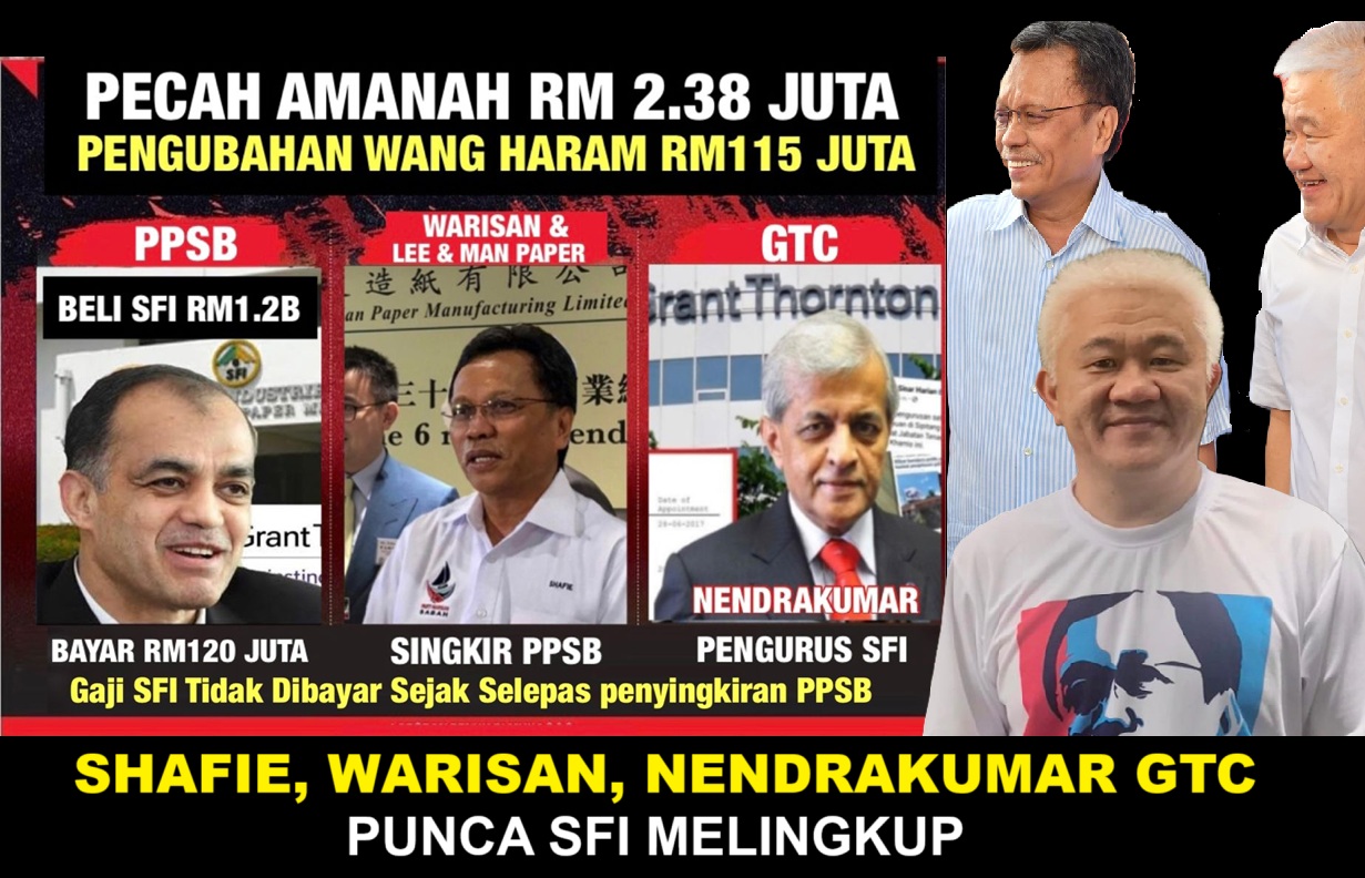 Isu SFI: Peguam Warisan saman Kerajaan Sabah, hakikatnya Shafie Apdal, Nendrakumar GTC punca SFI melingkup!
