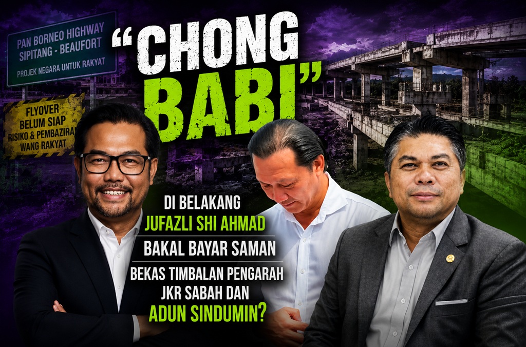 ‘Chong Babi’ di belakang Jufazli Shi Ahmad bakal bayar saman bekas Timbalan Pengarah JKR Sabah dan Adun Sindumin?